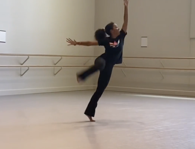 screenshot of a dancer